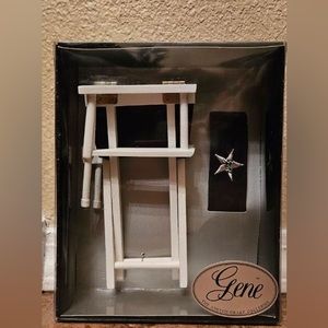 NWT Ashton Drake Gene Doll Directors Chair 🎞
